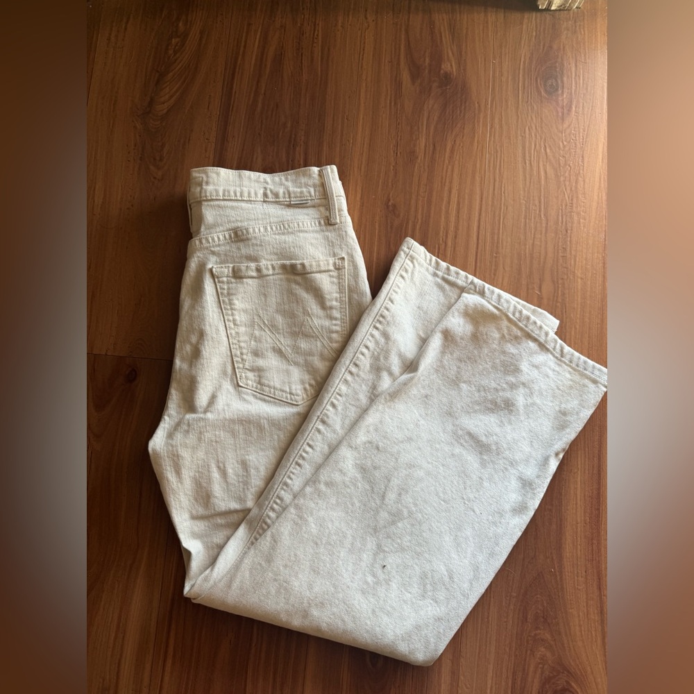 Women’s MOTHER jeans white size 31 The Rambler Skimp superior